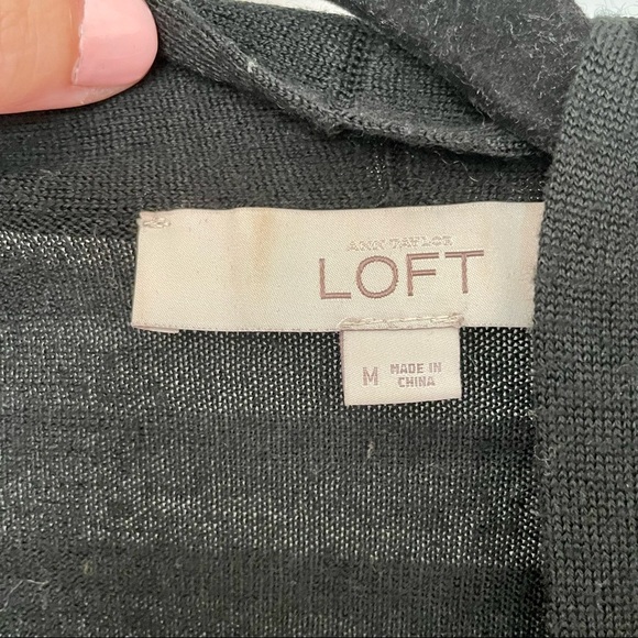 Loft Black Cardigan - Medium - Picture 3 of 4